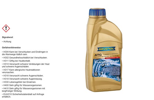 Ravenol transfer fluid - 1,