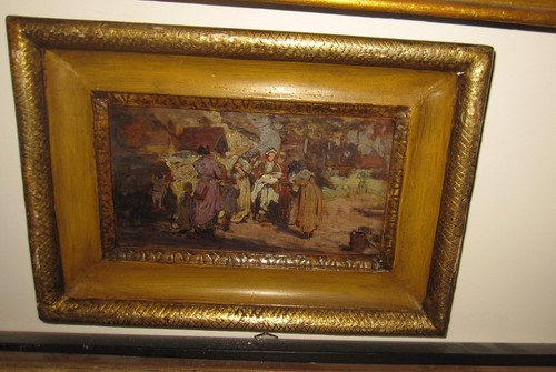 Xix secolo macchiaioli olio - olio, su