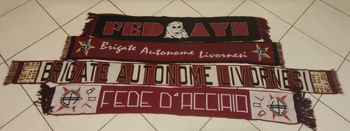 Lotto sciarpe ultras livorno - sciarpe,