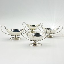 Saliera Antica in Argento Placcato set saliere singole silver Plated  da tavola 