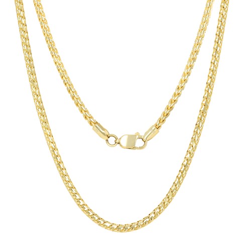 Collana franco oro giallo - collana, in