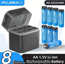 8Pack 1.5V 3600mWh AA Batteria