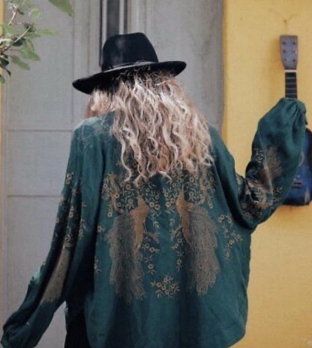 Rara giacca kimono jacquard