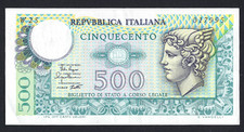 BIGLIETTO DI STATO 500 LIRE