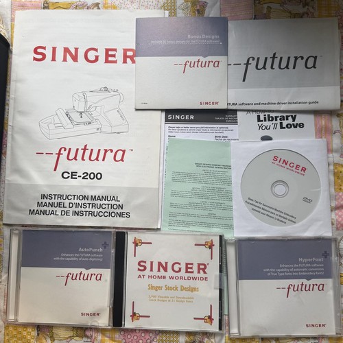 Singer futura 200 manuals - futura,