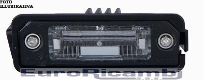 Fanalino targa per volkswagen - fanalino,