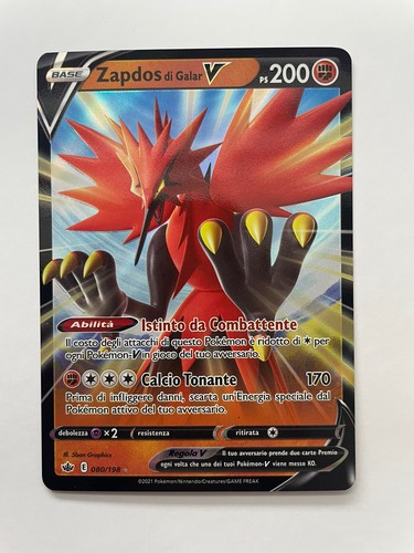 Zapdos galar 080 198 - di, 080/198