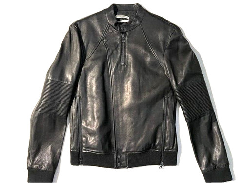 Giacca moto pelle agnello - di,