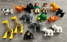 Lego Duplo Zoo Animali Figure Elefanti Giraffa Orso Polare Tigre Sigillo Lotto #5
