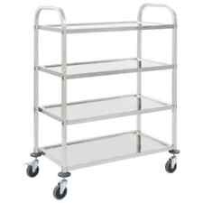 vidaXL Carrello da Cucina a 4