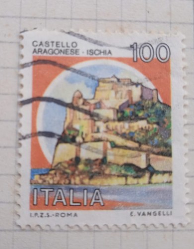 Francobollo italia castelli - francobollo,