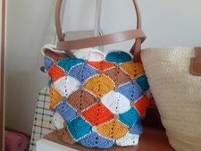 Borsa uncinetto a secchiello 