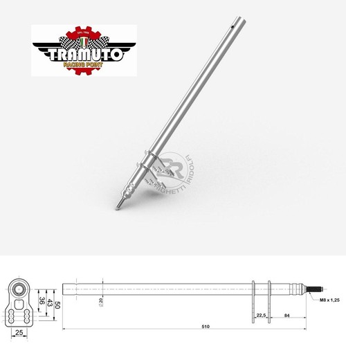Piantone sterzo kart m8 - piantone,