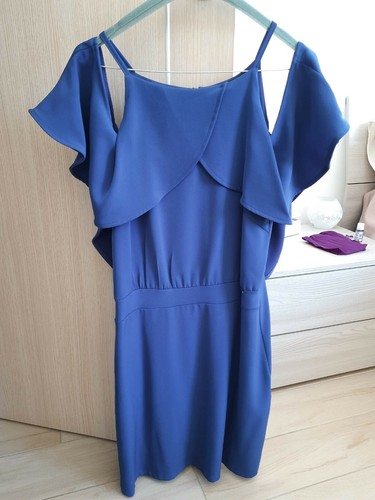 Abito corto blu - , elettrico
