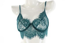 I.D. Reggiseno bralette a fascia in pizzo grigio scuro Sarrieri taglia 32DD