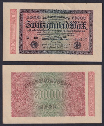Banconota germania 20000 mark - germania,