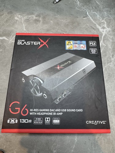 Creative sound blaster g6 - sound,