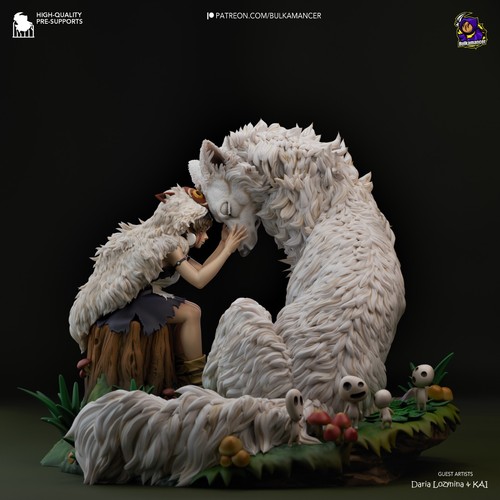 Mononoke principessa lupo - il,