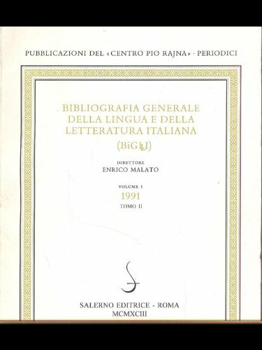 Bibliografia generale della