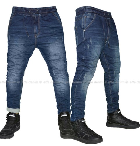 Jeans uomo denim tuta elastico - jeans,