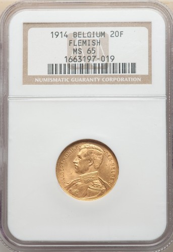 Belgio oro franchi - belgio,, 20