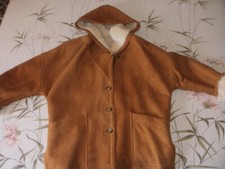 Shearling Donna con cappuccio. Montone TG. 46 - COME NUOVO