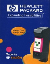 501.4M - H.P. - CARTUCCIA INKJET ORIGINALE 51640M - Magenta