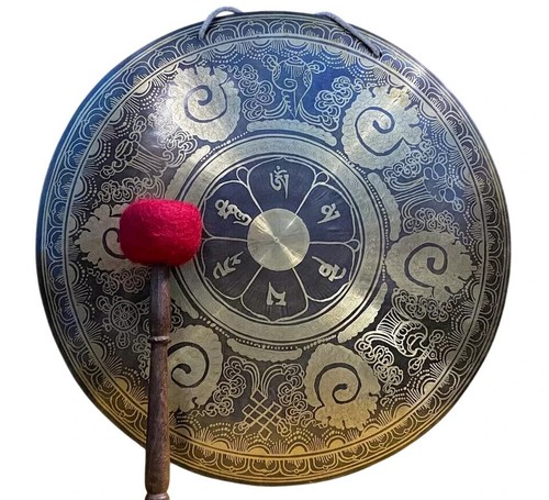 Gong tibetano fatto mano da - tibetano,