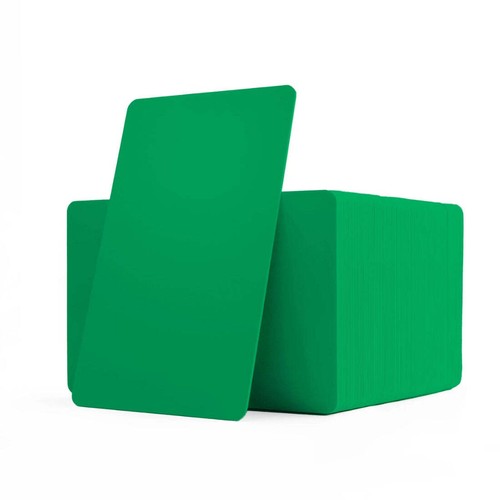 Carte plastica verde - plastica, pvc