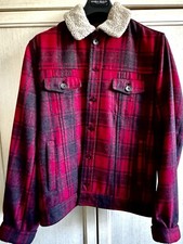 Giacca a Quadri Scozzese Nera e Rossa Only & Sons - Tg. S