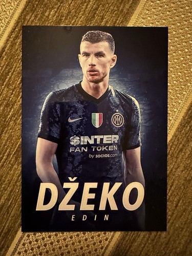 Cartolina autografata edin - cartolina,