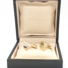 Gemelli Bulgari oro e acciaio diametro 17 mm