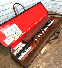 Suzuki Taishogoto SAKURA 桜 strumento musicale giapponese arpa a corde con...