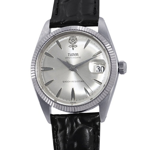 Tudor oyster date large - large, rose