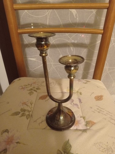 Candelabro metallo anni 80 - metallo,