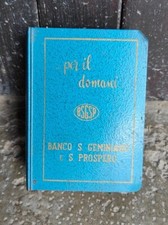 SALVADANAIO    CASSETTA VINTAGE  BANCA CASSA DI RISPARMIO S PROSPERO 