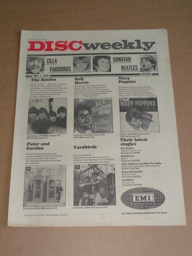 Disc may 1965 bob - disc,