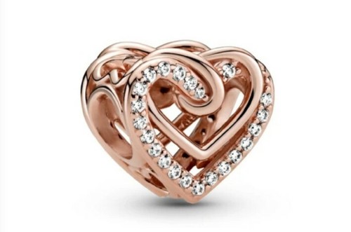 Pandora charm cuore - cuore, ricamo