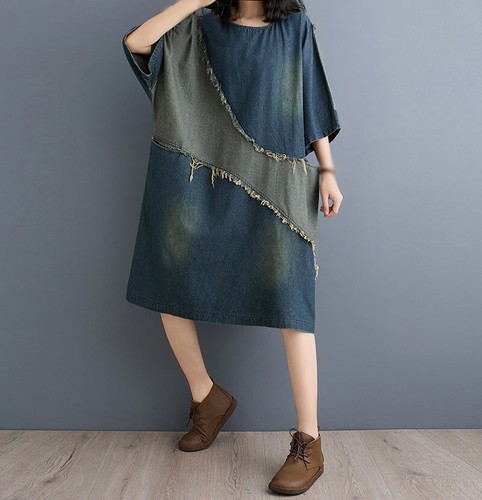 Abito donna estivo denim linea
