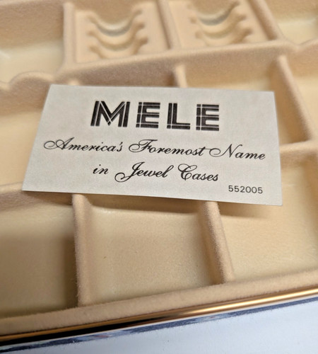 Mele vtg blue floral travel - floral,