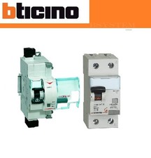 SALVAVITA STOP e GO F80SG BTICINO+DIFFERENZIALE MAGNETOTERMICO 20A INTERRUTTO...