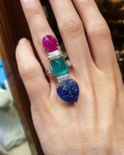 Anello cocktail argento - da,