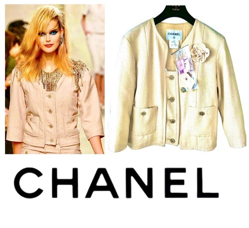 Giacca tweed chanel - giacca, 2014