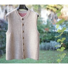 GILET  Tg. 50  UOMO TIROLESE  Beige