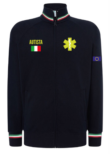 Felpa tricolore italia - felpa,