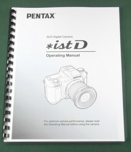 Manuale operativo pentax - manuale,