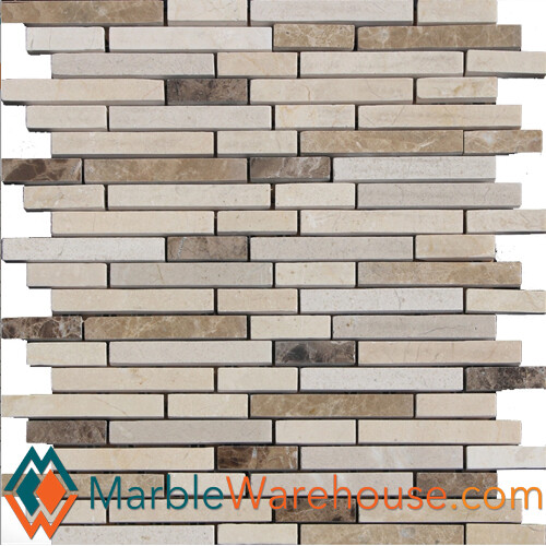 Mosaico random crema marfil - mosaico,