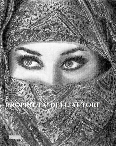 Occhi viso volto ragazza araba - viso,