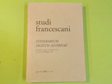 STUDI FRANCESCANI ITINERARIUM