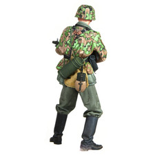 1/16 WWII Fanteria Tedesca MG34 Gunner Resina Figure Kit Non Verniciato Non Assemblato
